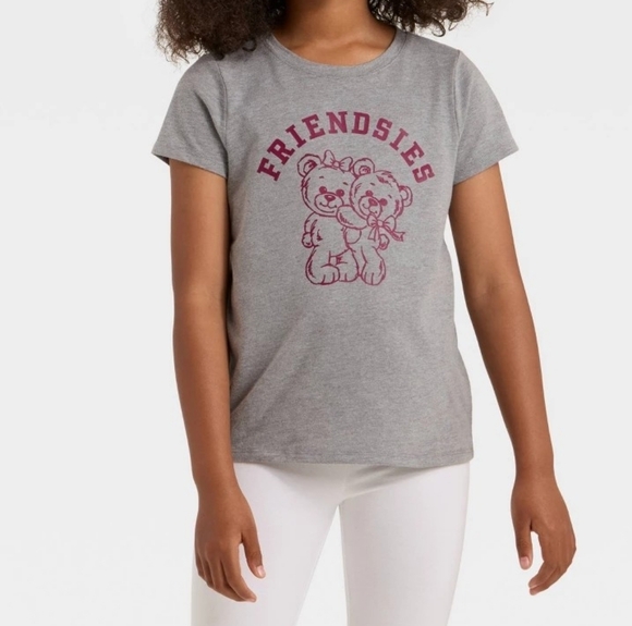 Cat & Jack Other - Cat & Jack Gray T-Shirt with Bear Friends Print